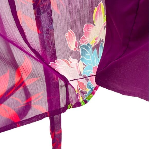 EXPRESS Floral Blouse Dress - Picture 8 of 11